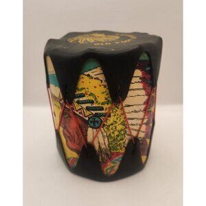 children's Native American-themed toy tom-tom drum.